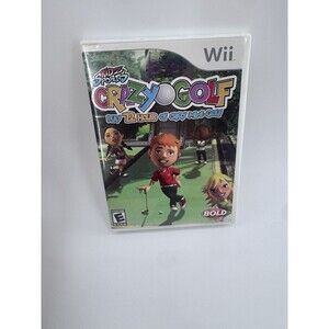 NINTENDO Wii Kidz Sports Crazy Golf Play 72 Holes Of Crazy Mini-Golf 2008 TESTED